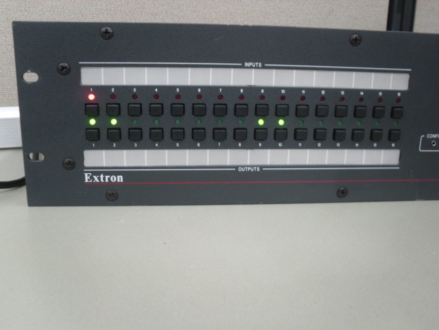 Extron MVX 1212 12x12 VGA Series Stereo Audio Matrix Switcher ADSP Inc. Pwr Cord