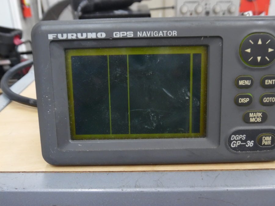Furuno GP-36 DGPS GPS/WAAS Navigator Display - Few Lines in Screen ...