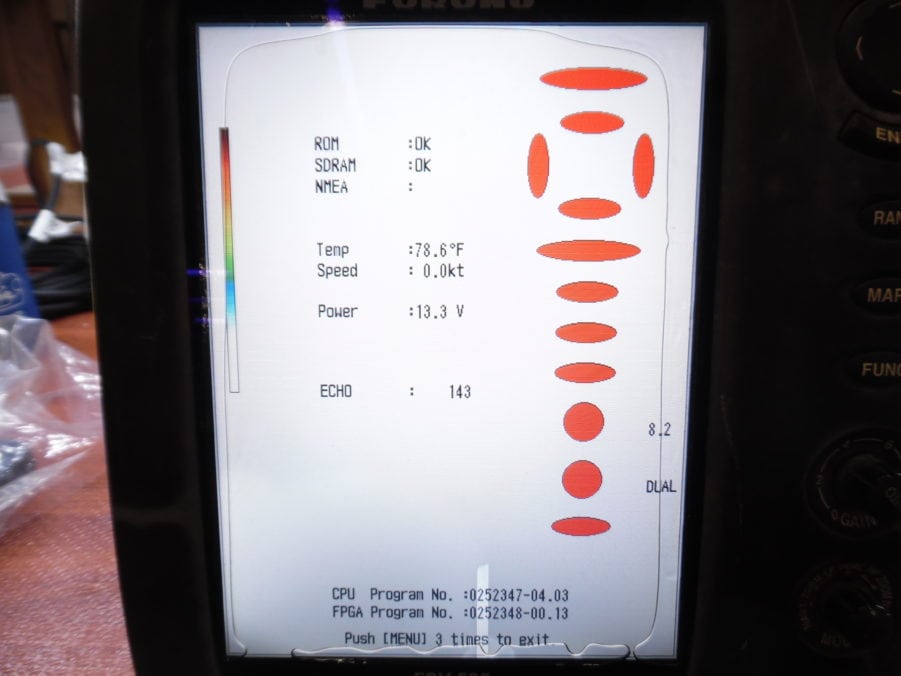Furuno FCV-585 Sounder Head Unit - TESTED & WORKING 100% OK COND - Image 5