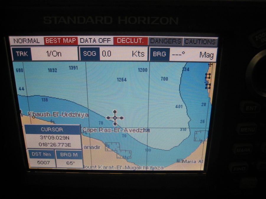 Standard Horizon CP180 Color Chartplotter GPS DISPLAY HEAD w/Suncover & Manual - Image 9