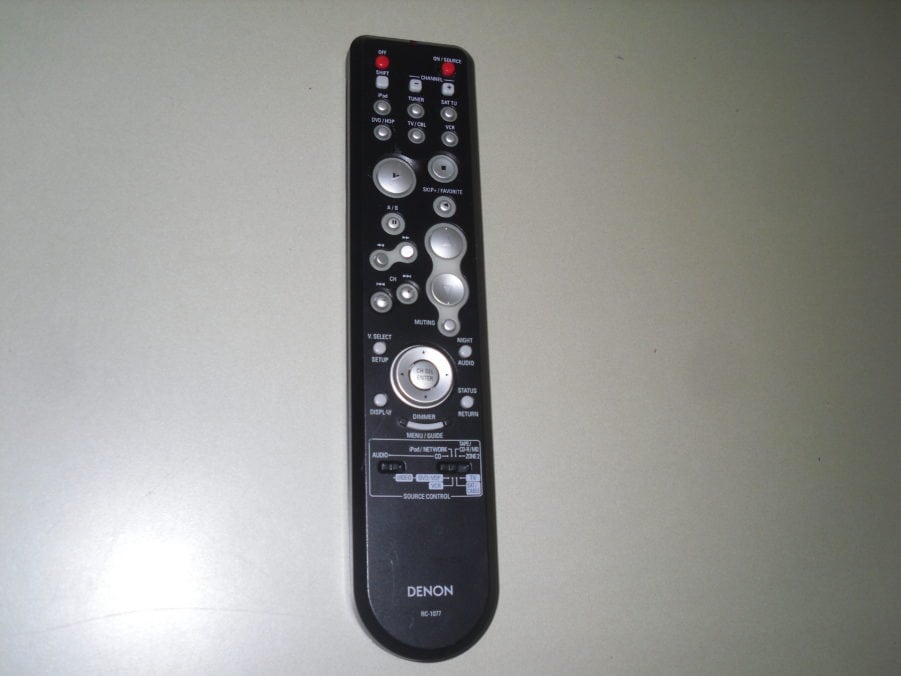 Denon RC-1077 Remote Control Home Theatre Av Receiver Controller - New