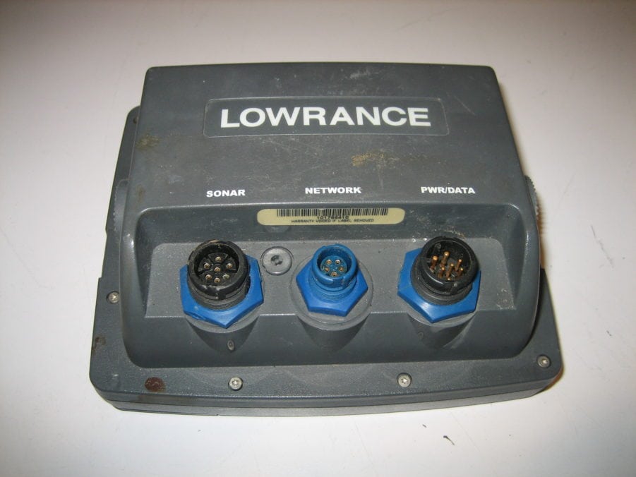 Lowrance LMS332c Fishfinder Chartplotter ALL OK Except Card Reader