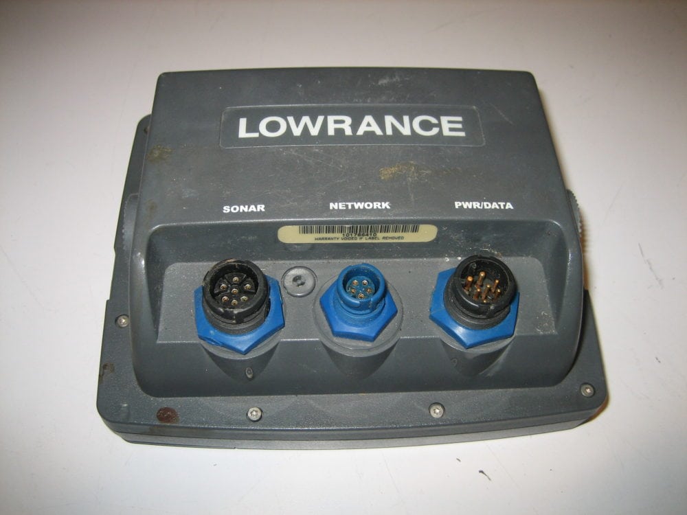 Lowrance LMS-332c Fishfinder Chartplotter - ALL OK Except Card Reader