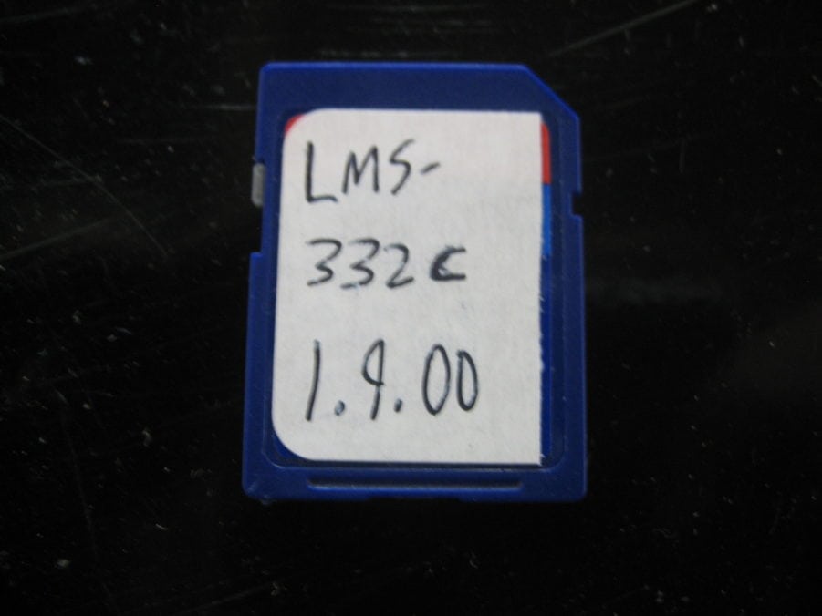 Lowrance SOFTWARE UPDATE CARD for LMS-332C - 1.9.00