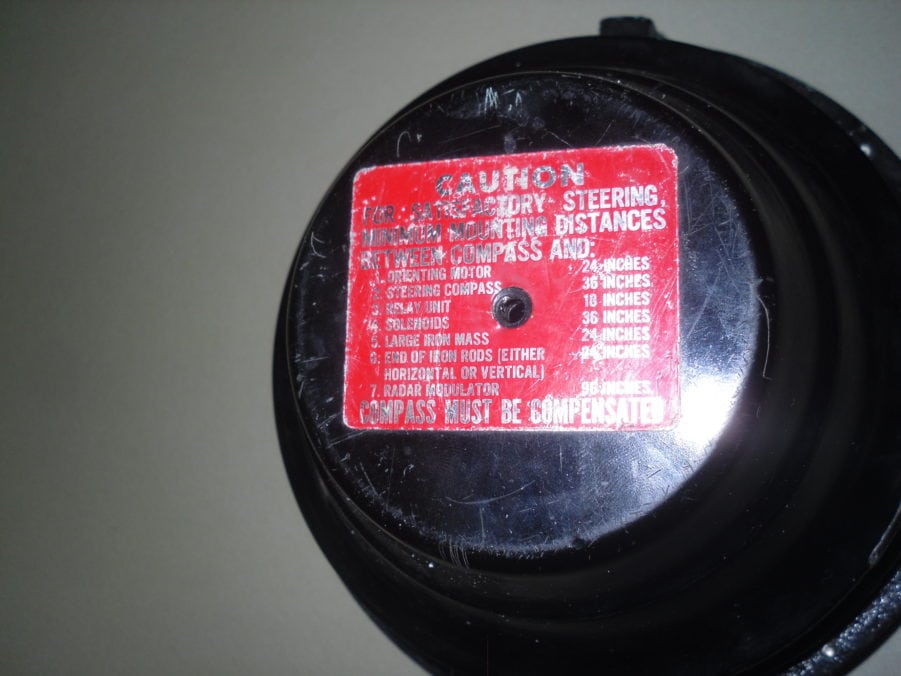 Wood Freeman Autopilot MIG Control Compass Vintage - Image 3