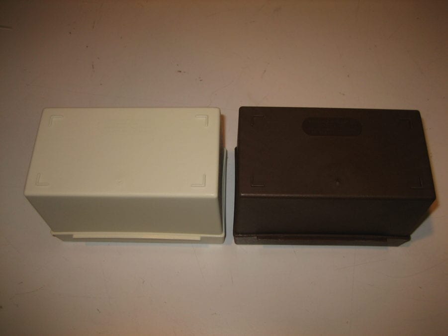 Sterling Plastics Vintage Recipe Index Card File Box NEW #533 White & Brown 3X5 - Image 5