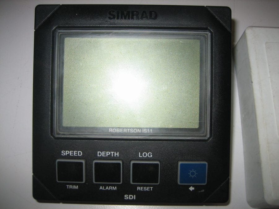 Simrad Robertson IS11 Speed Depth Log Dataline Instrument SDI - Excellent Cond. - Image 5