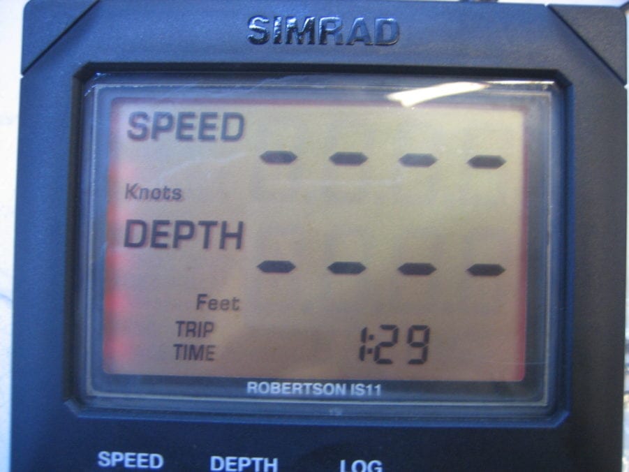 Simrad Robertson IS11 Speed Depth Log Dataline Instrument SDI - Excellent Cond. - Image 4