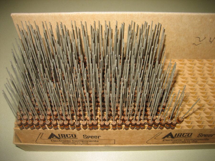 Airco Speer 10K Ohm Resistors 10% Tol 1/2 Watt - LOT OF 480 - Image 2