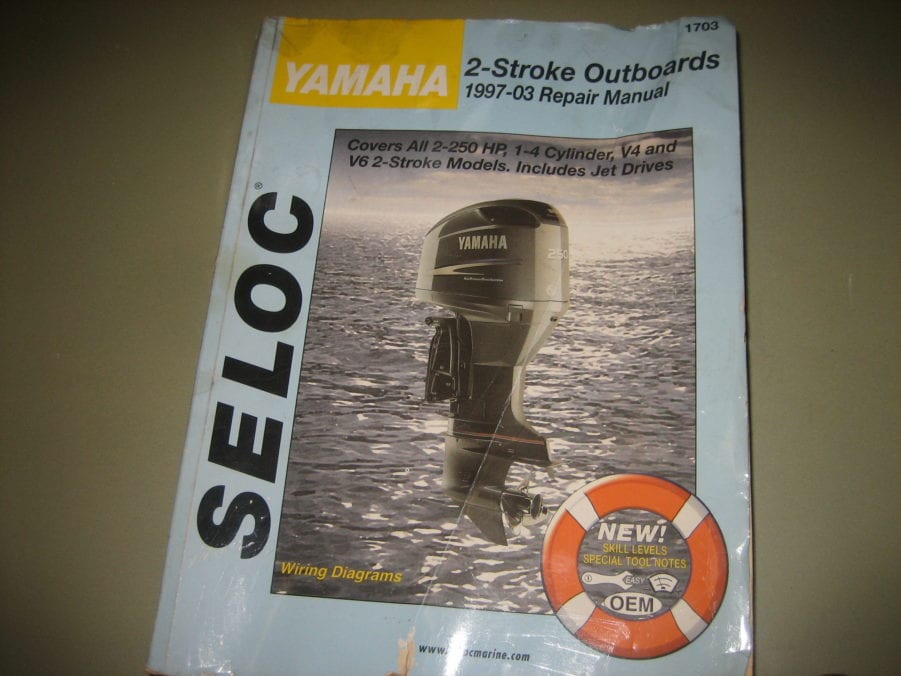 Yamaha 1703 2-Stoke Outboard 1997-2003 Repair Manual - V4 V6 2-250 HP Jet Drives