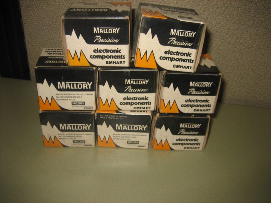 Mallory 24U502BX Mini Pot Potentiometer 5K #4 Taper - LOT OF (8)