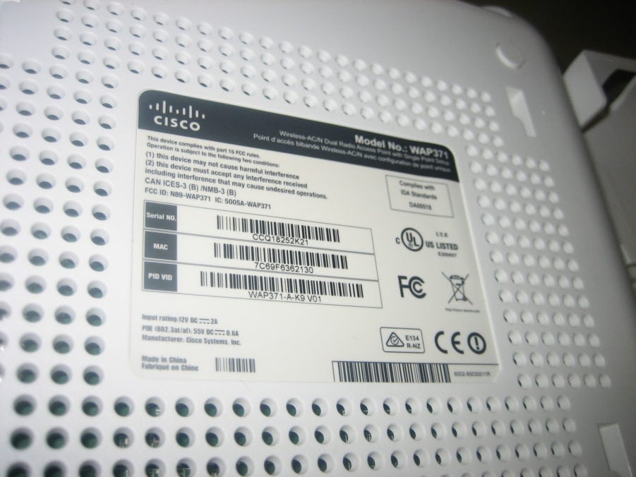 CISCO WAP371 Wireless-AC/N Dual Radio Access Point WAN Router - Image 7