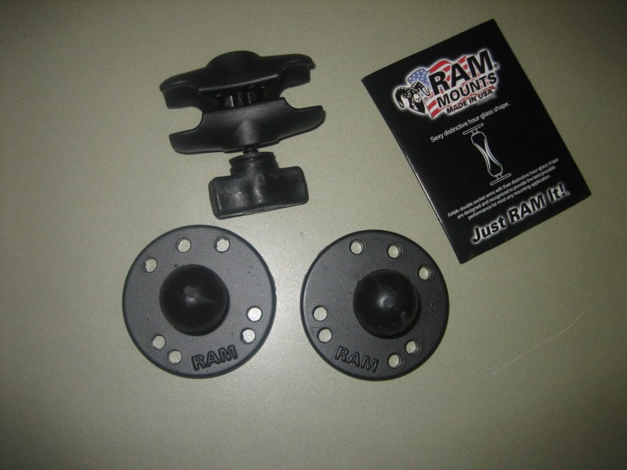 Ram Mount Composite Short Double Socket Arm w/ 1" Ball mounts