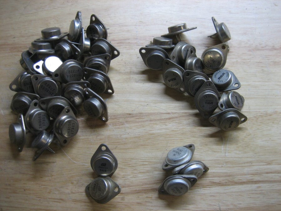RCA Motorola 2N3055 Transistors - LOT OF 40