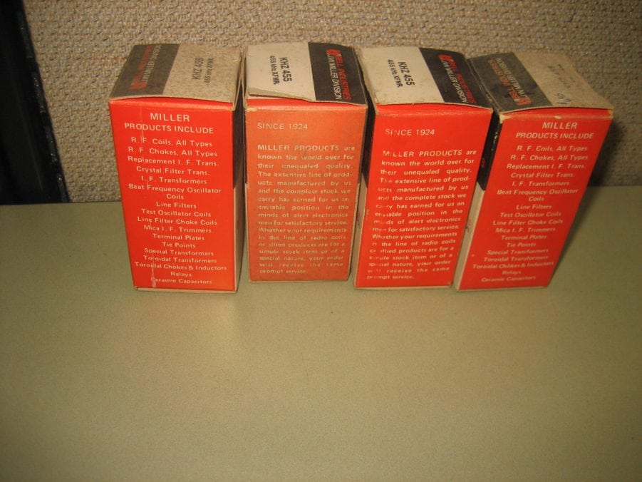 JW Miller Universal IF Transformer KHZ 455 -LOT OF 4 - Image 2