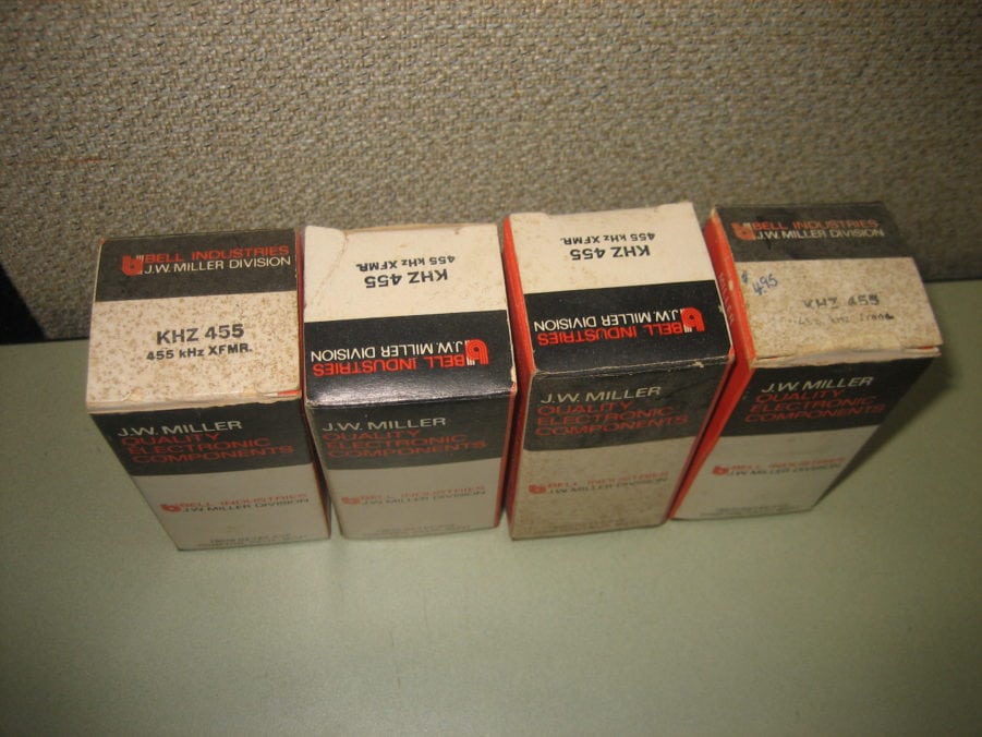 JW Miller Universal IF Transformer KHZ 455 -LOT OF 4 - Image 3