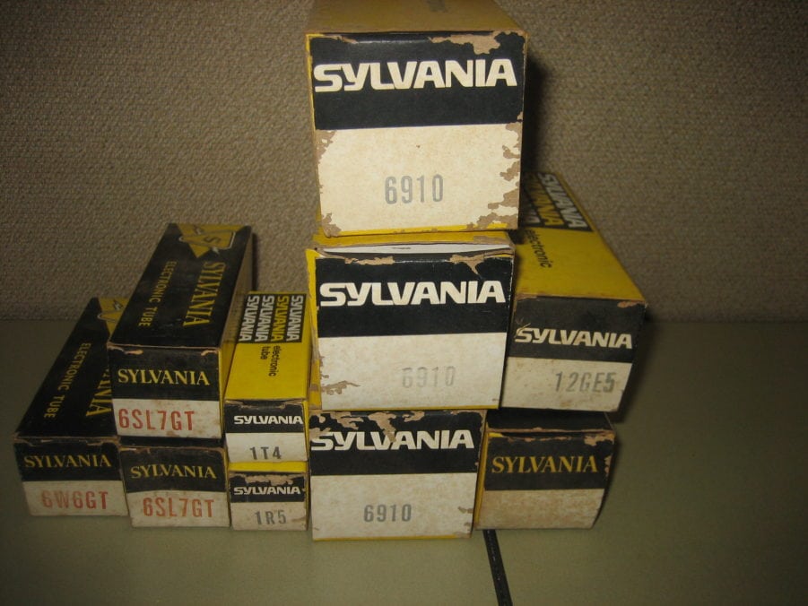 Sylvania Electronic Tube 12GE5 12GW6 6910 1R5 1T4 6SL7GT 6W6GT - LOT OF 10 - Image 3