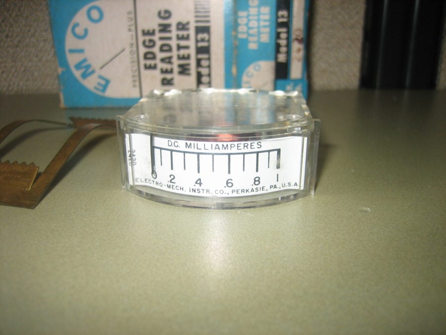 Emico Model 13 MilliAmperes Panel Meter Guage 0 to 1 Milli Amps - NEW - Image 2
