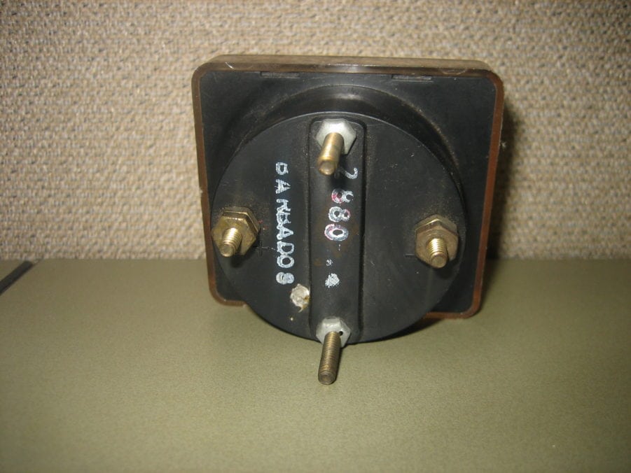 Shurile DC Volt Meter D.C. Volts Gauge 0 to 50 V TESTED Max Marine