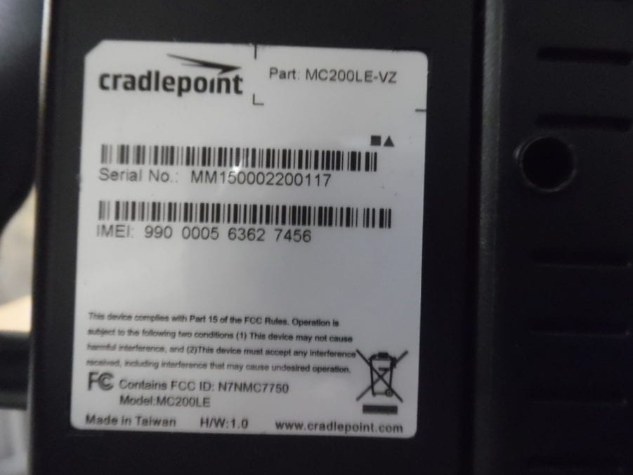 Cradlepoint ARC MBR1400 V2 Version 2 Router w/ Antennas - Image 7