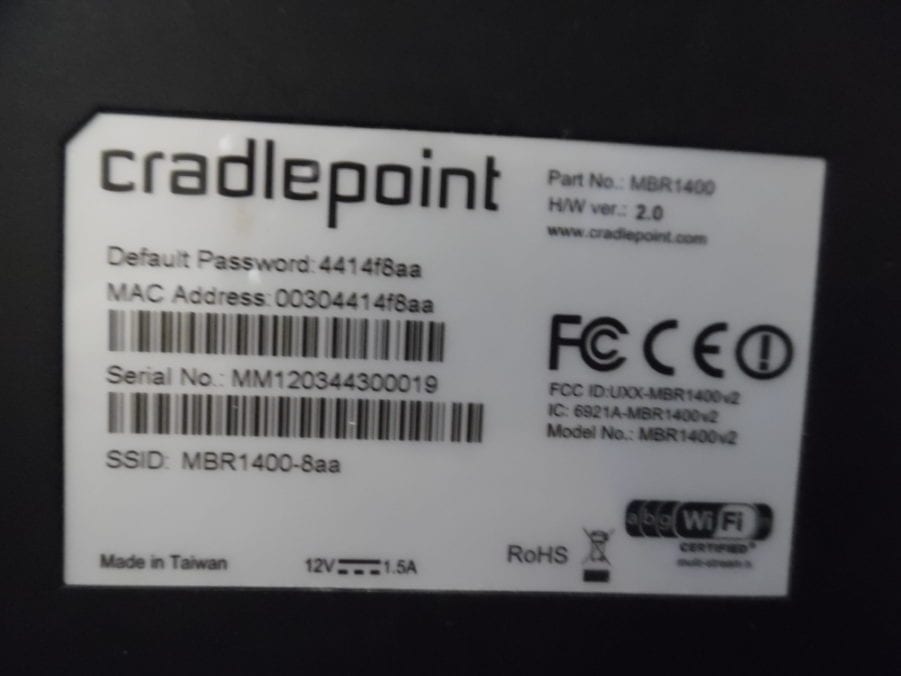 Cradlepoint ARC MBR1400 V2 Version 2 Router w/ Antennas - Image 6