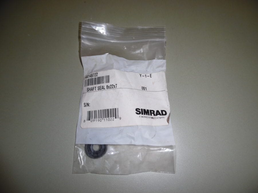 Simrad/Robertson Shaft Seal 8x22x7 F/ RPU80/160/300 P/N 44149722