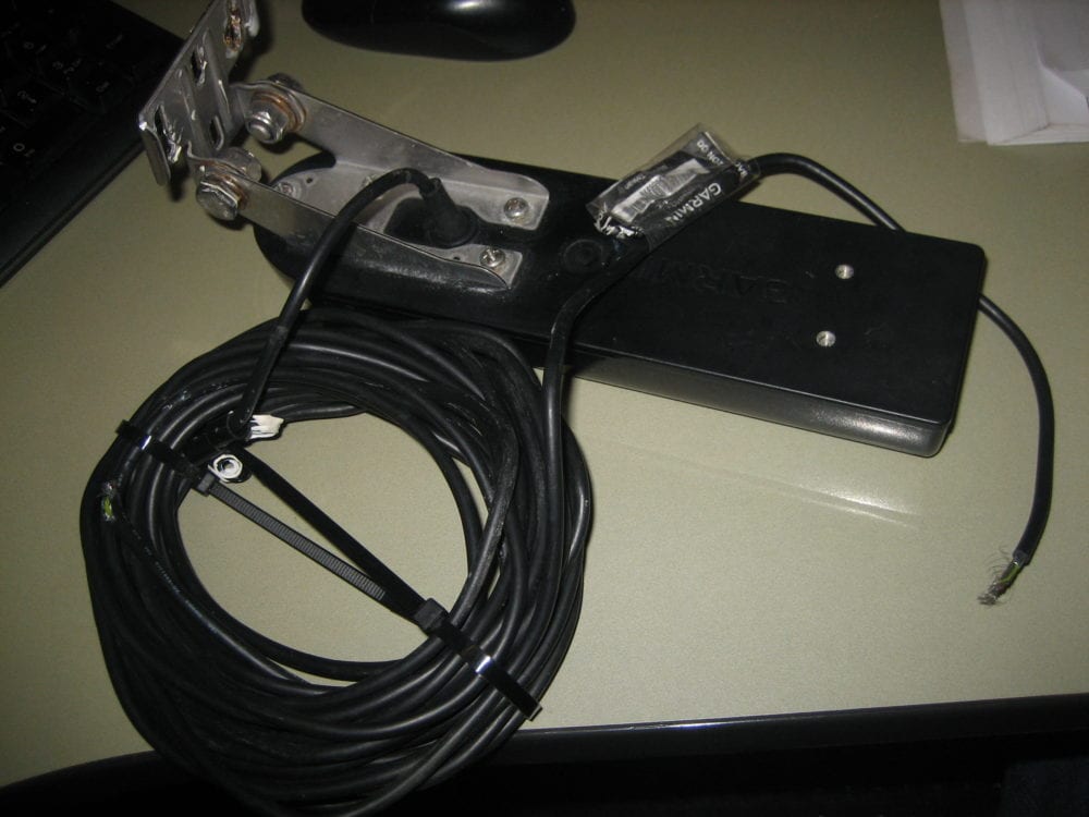 Garmin GT23MTM Transom Mount Transducer 0101240400 PLUG CUT, READ