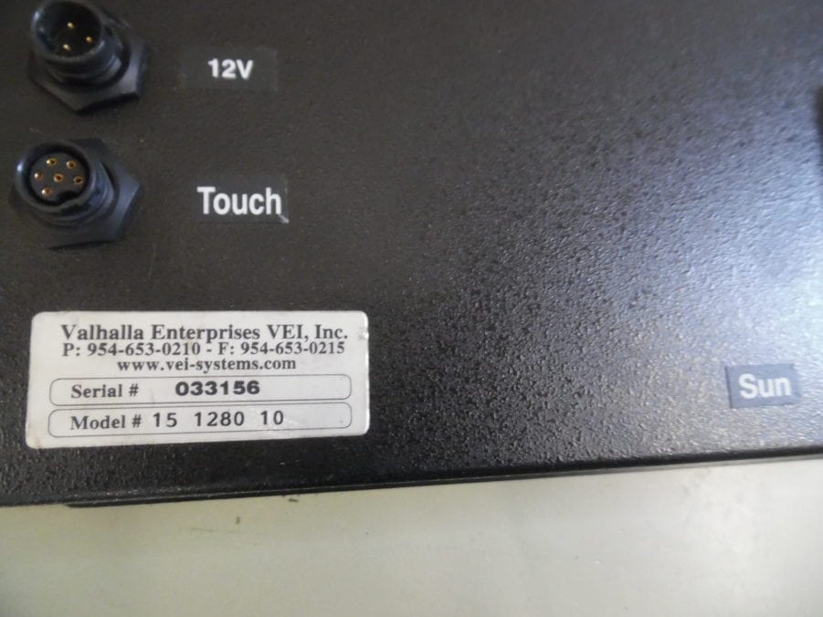 VEI 12" Sun Marine Monitor Display VGA Composite 12V - TESTED - Image 4