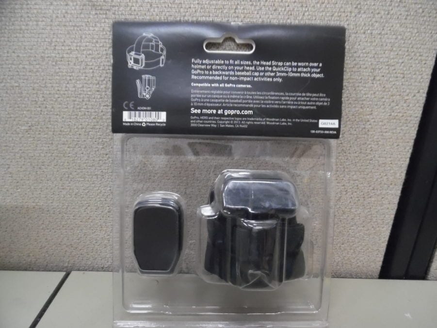 GoPro ACHOM-001 Head Strap + Quick Clip f/ All Models - Image 4