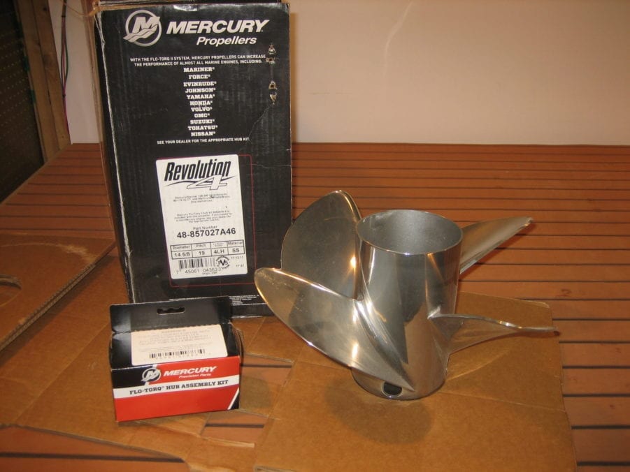 Mercury Revolution 4 Rev4 48-857027A46 19P LH Prop Propeller - BRAND NEW IN BOX