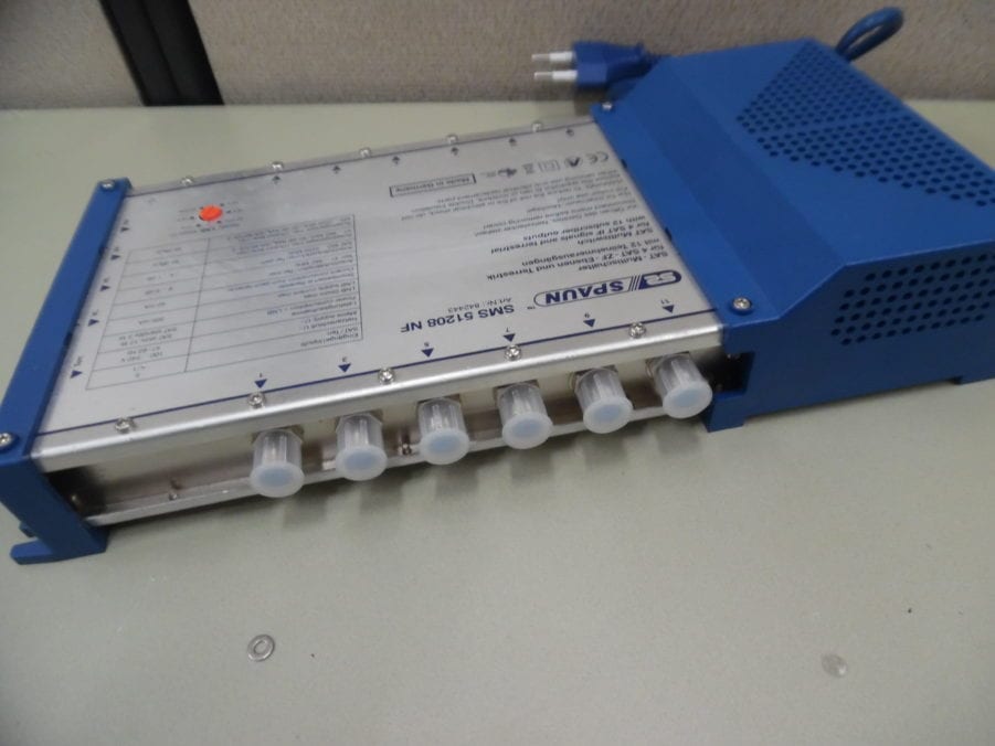 S2 Spaun SMS 51208 NF SAT MultiSwitch f/ 4 SAT IF Signal w/ 12 Outputs - EU - Image 6