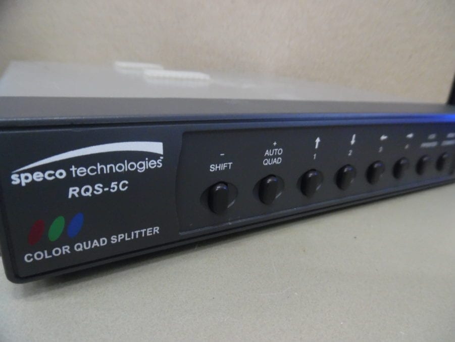 Speco Technologies RQS-5C Color Quad Splitter - Image 3