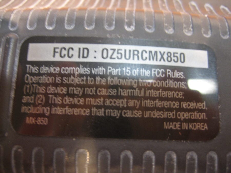 Aeros / Universal Remote MX-850 - In Good Working Order - Image 5