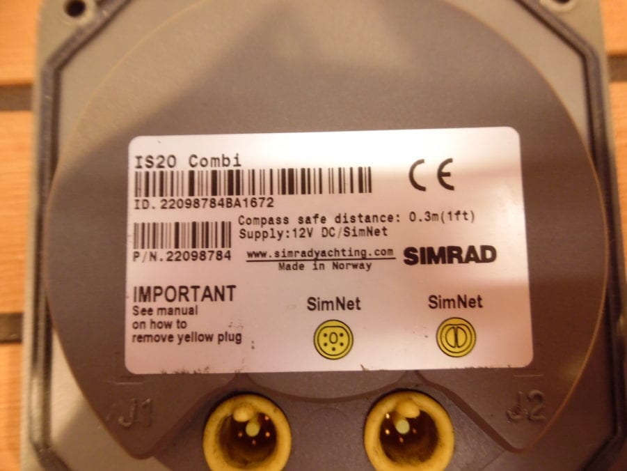 Simrad IS20 Combi Display -Simnet Comms OK LCD OK Some Buttons Inop PARTS/REP - Image 3