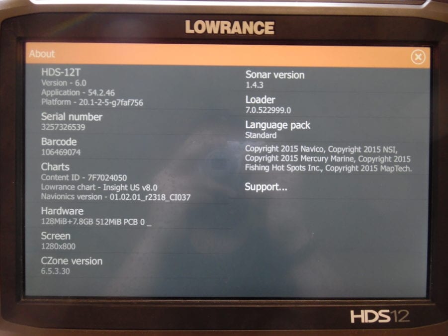 Lowrance HDS12 Gen 2 Touchscreen Display + Suncover - Good Cond 90 Day Warranty - Image 9