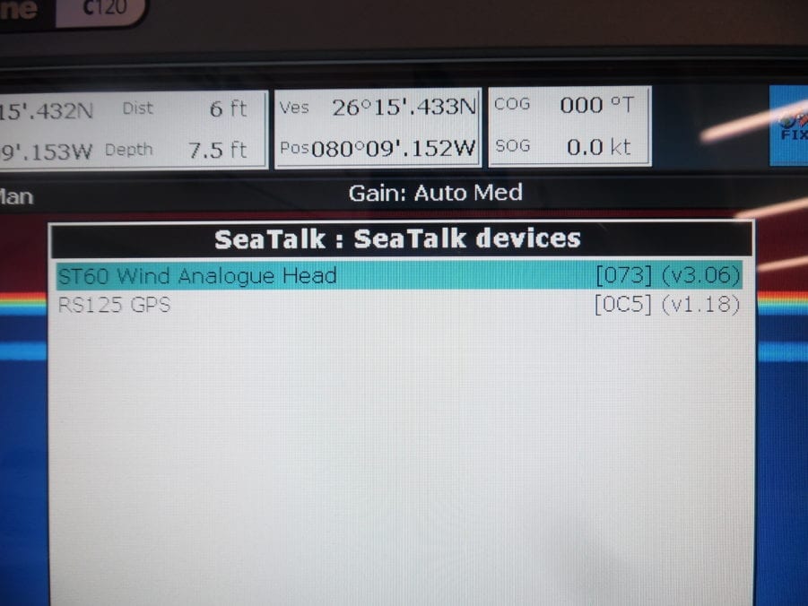 Raymarine St60 Wind Instrument Display - Suncover+Cables - Great Cond - A22012 - Image 6