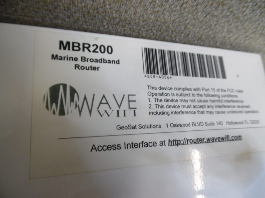 WAVE WIFI MBR200 Marine Boat Broadband Network Router - Image 5