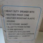 Philmore WP50I Indoor / Outdoor 20W Pod Speaker w/ Bracket 6-3/4" by 10-1/2 - Image 3