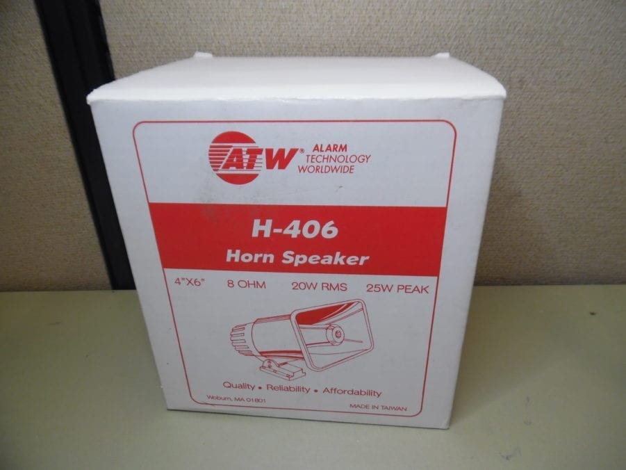 ATW Marine Horn Speaker H-406M 4x6 25 W Peak