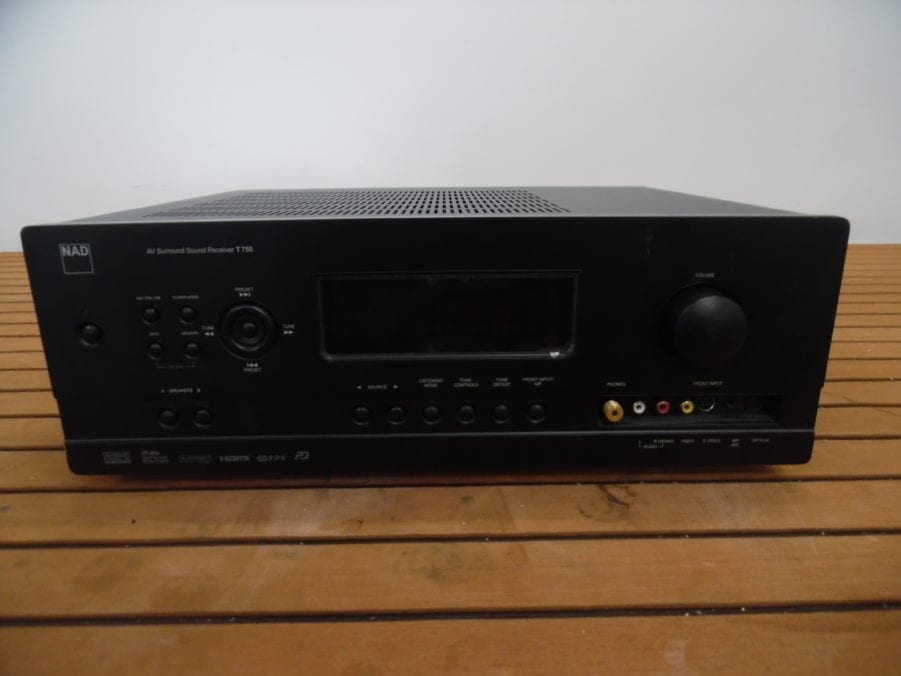 NAD T 755 AV Surround Sound Receiver HDMI Home Stereo Theater AM FM