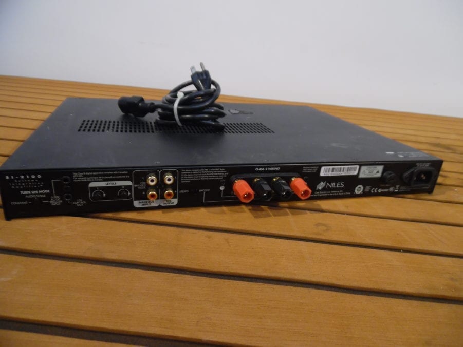 Niles SI-2100 2 Channel 200w Amplifer 400w Bridged Audio System Amp - TESTED! - Image 4