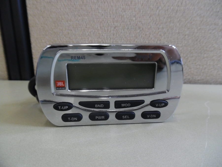 JBL REM45 Marine Stereo Wired Remote f/ Mr32, Mr18, Mr17, Mbb218, Mbb219, Mbb319