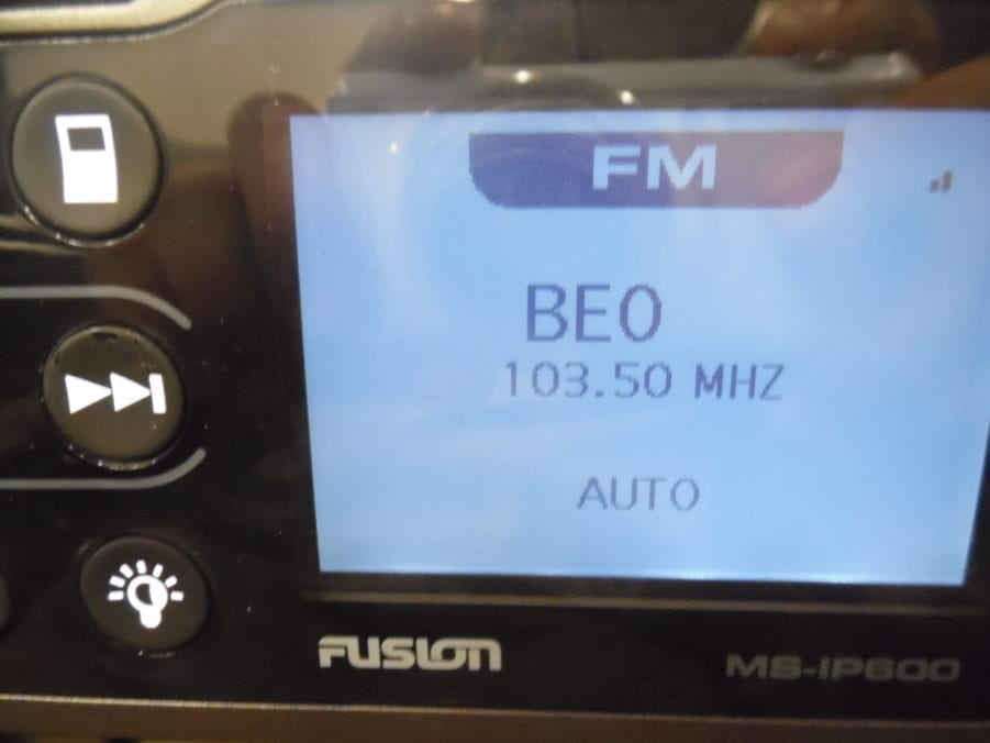 Fusion MSIP600 iPod Dock/AUX/AM/FM/SAT RADIO Marine Stereo Receiver w