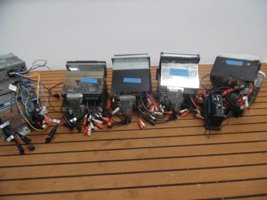 Clarion Fusion Sony Pioneer Marine Car Stereo Head Units - LOT OF 21 - Image 8