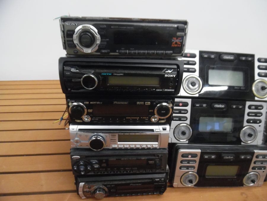 Clarion Fusion Sony Pioneer Marine Car Stereo Head Units - LOT OF 21 - Image 2