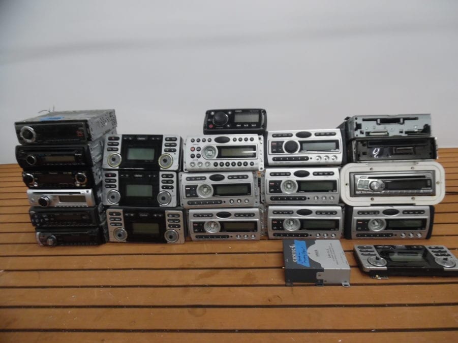 Clarion Fusion Sony Pioneer Marine Car Stereo Head Units - LOT OF 21