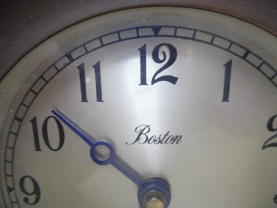 Antique Boston Shipstrike Quartz Clock and Barometer Set - Vintage - Image 8