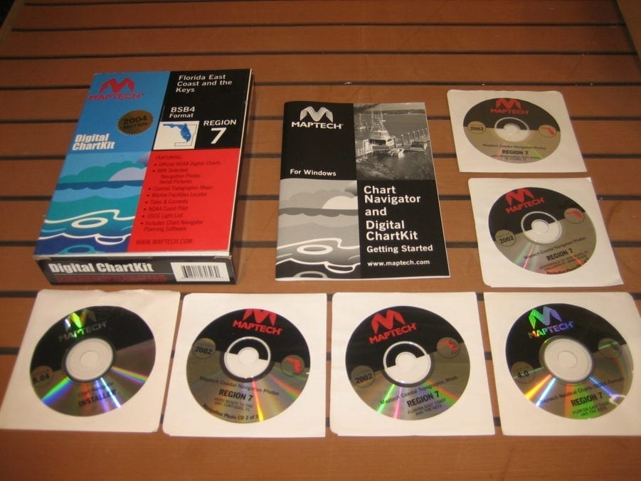 Maptech Region 7 BSB4 Format Florida East Coast and Keys Digital Chartkit