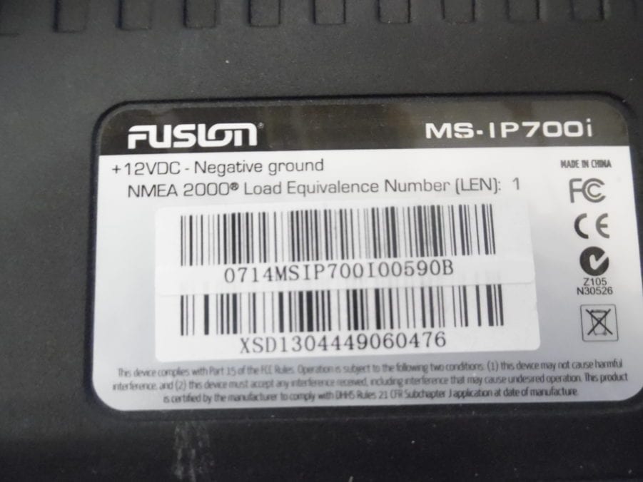 Fusion MS-IP700i Marine Stereo Sirius Ready NMEA USB - Image 6