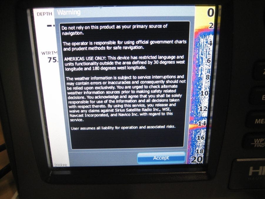 Lowrance HDS5 Gen2 Fishfinder Chartplotter w/ Transducer Suncover Cable Bracket - Image 5